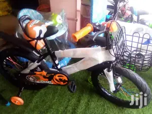 Kids Bicycle -Black/Orange 20 Inch (Colour Design May Vary