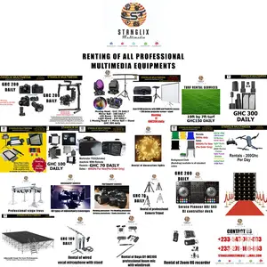 Stage Light, Camera,Truss,Turf, E,T,C