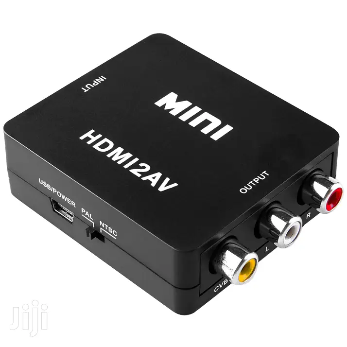 HDMI to AV Video Converter RCA AV/CVBS TV Adapter PC/PS3/Dvd