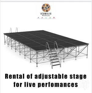Rent Adjustable Stage for Events and Live Performances