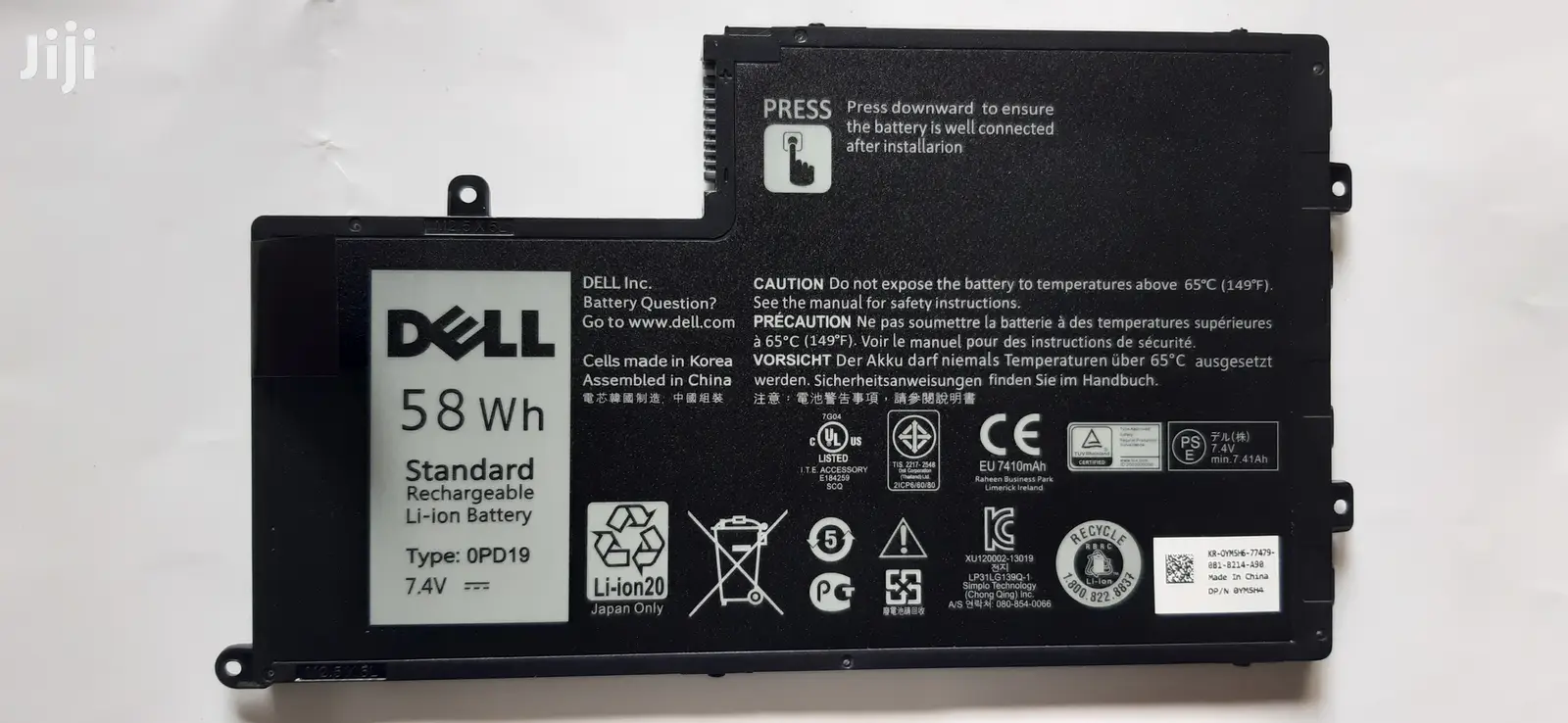 Original Dell Battery Opd19 for Inspiron 15 5547 5442 5542