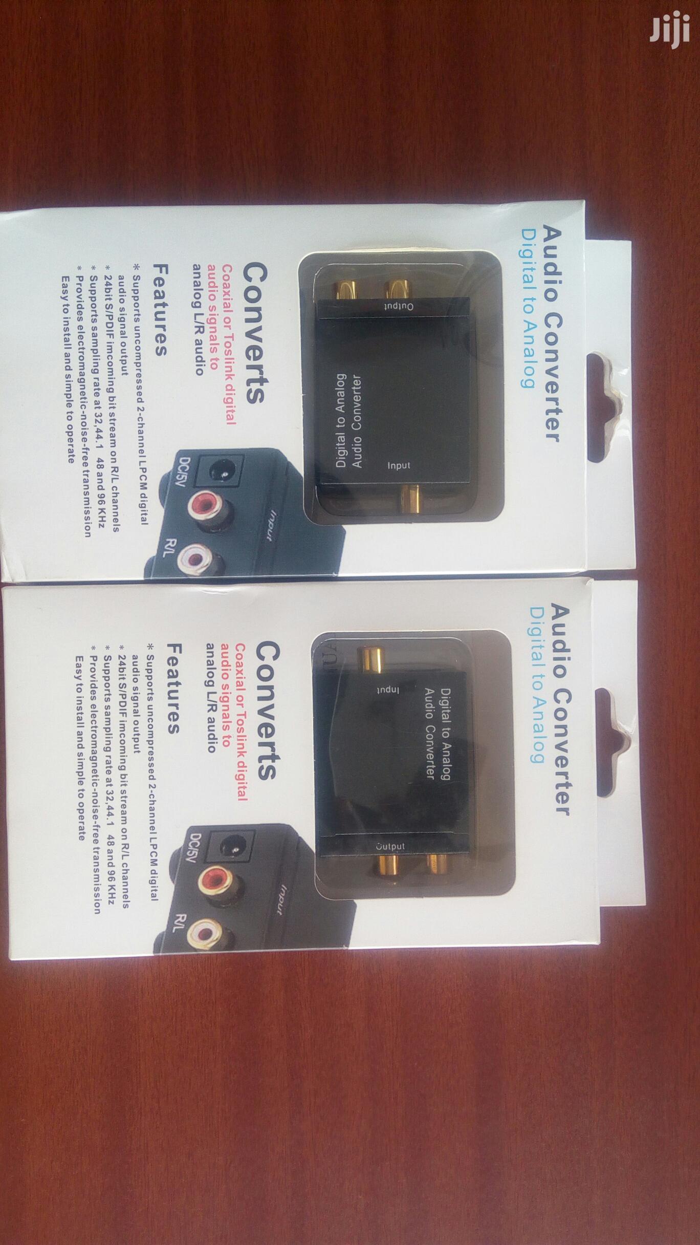 Audio Converter, Digital to Analog