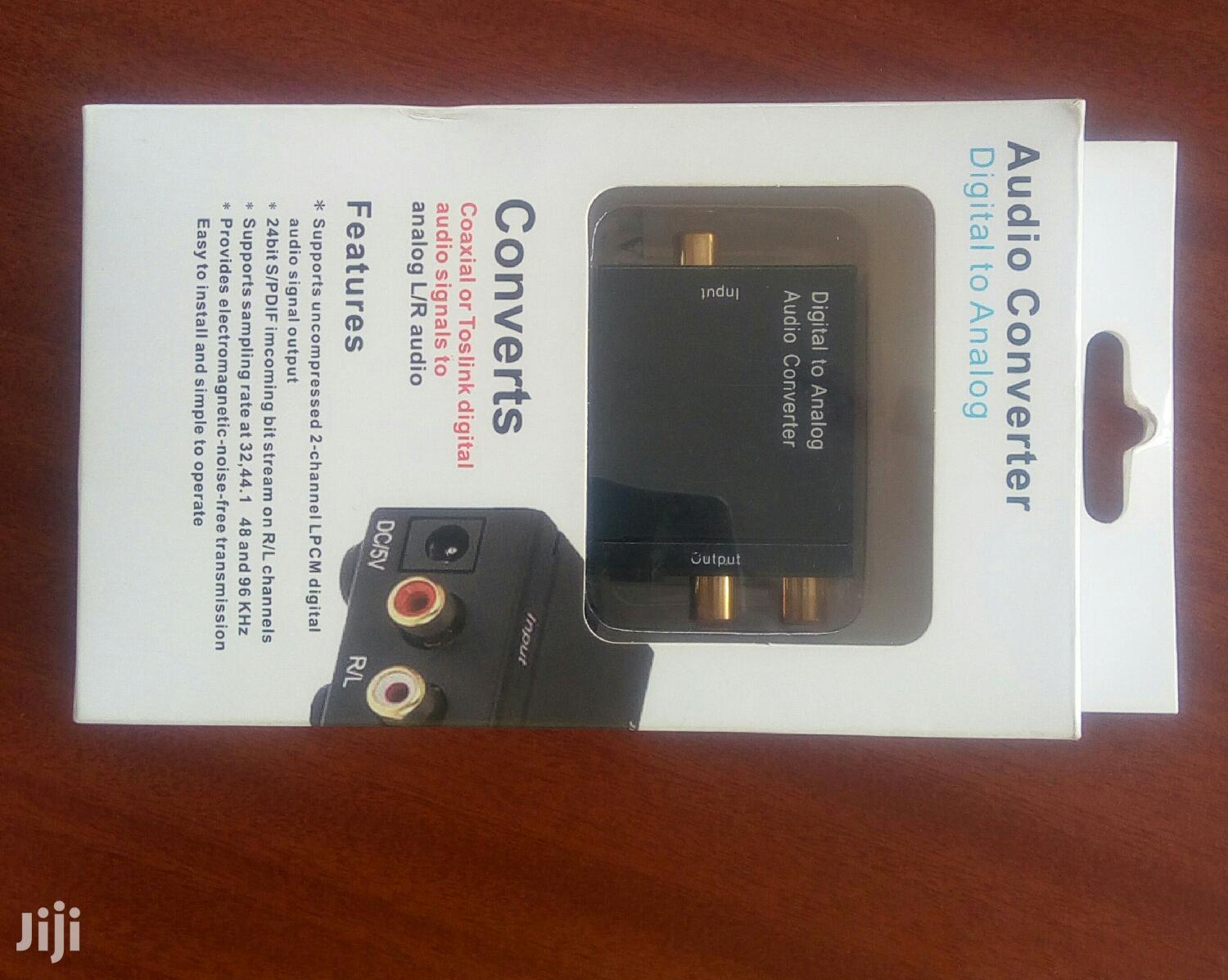 Audio Converter, Digital to Analog