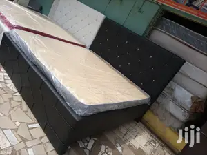 New Black Kingsize Bed With Matress. Free Delivery