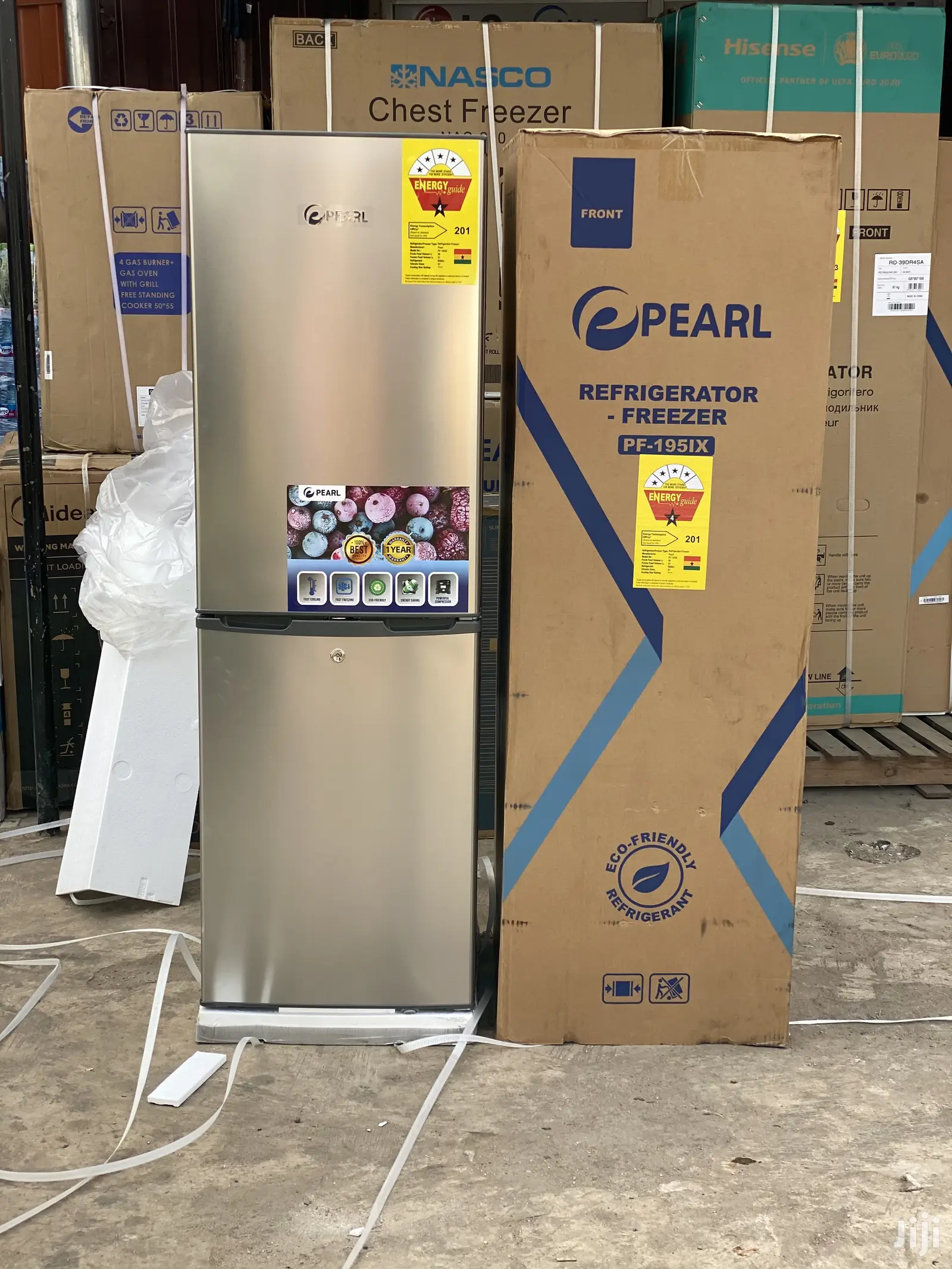 New Pearl 195ix Fridge With Buttom Freezer