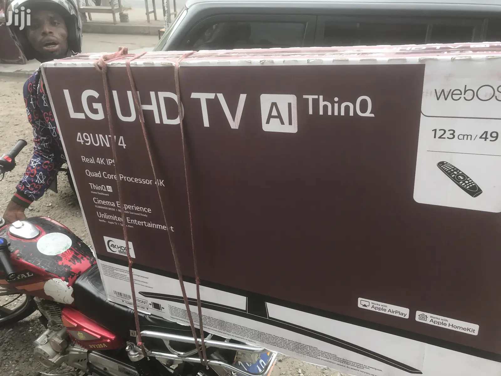 LG 49un74003lb(49"), 3840 X 2160 Pixels, Led, Smart 4K Tv