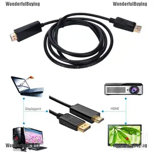 1.8m Display Port to Hdmi Cable