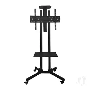 Adjustable Double Column Lift TV Stand