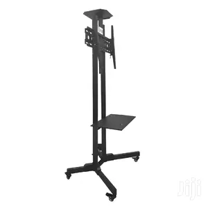 Mobile Rolling Portable With Locking Tv Stands