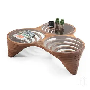 Coffee Table With Glass Top(Galaxy Orta Sehpa)