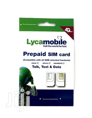 Unactivated Lycamobile Simcard for USA