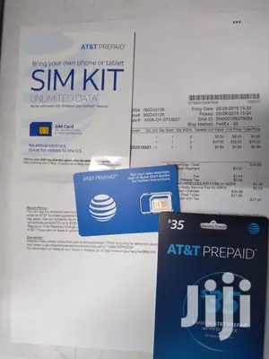 Unactivated at T Sim Card for USA