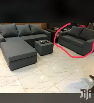 Sofa Set. Ls Hape With 2in1. Free Delivery