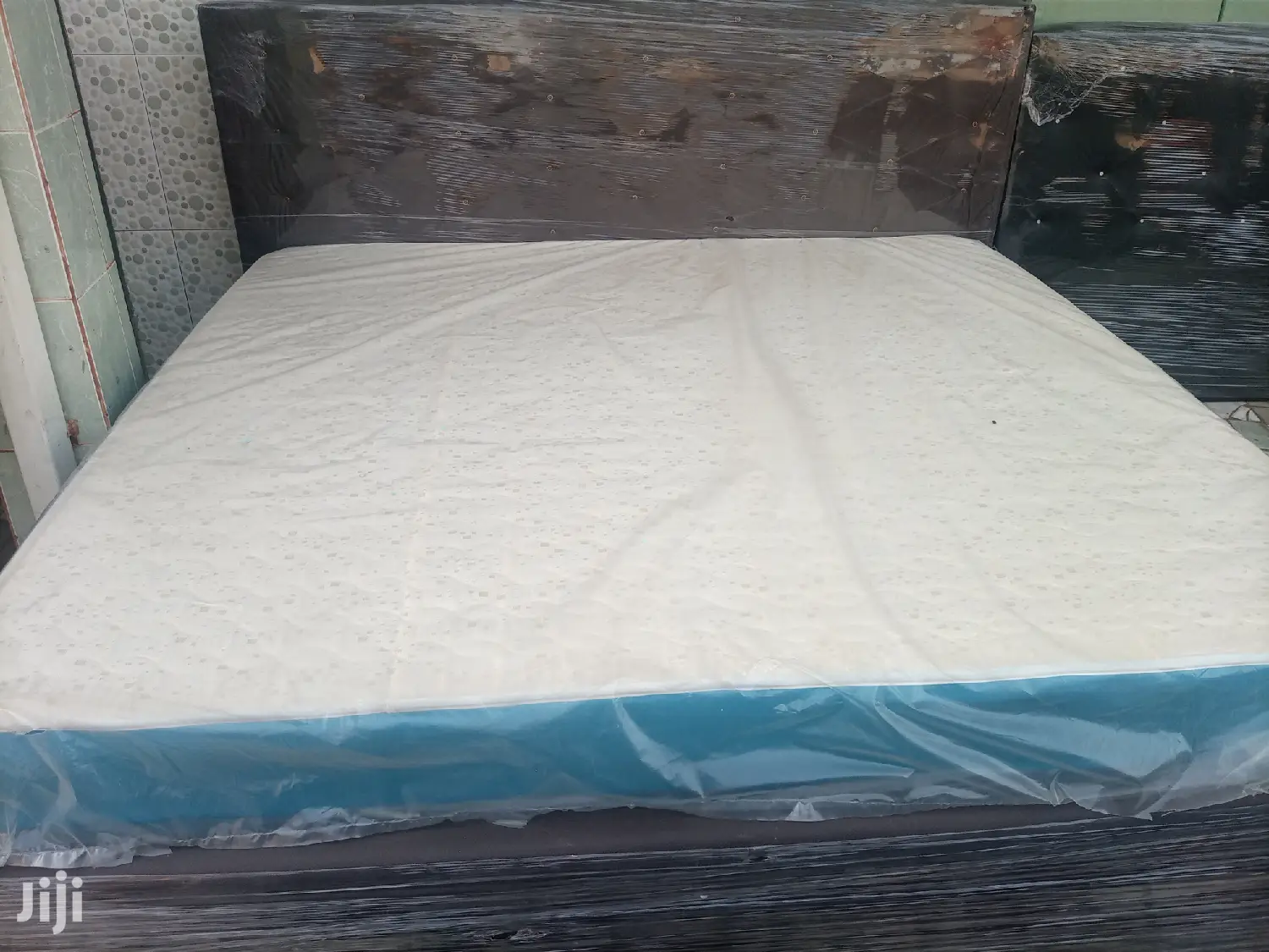 American King-size Bed With Mattress . Free Delivery
