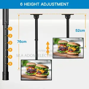 Tiltable Adjustable Ceiling Wall Mount 32''-55''