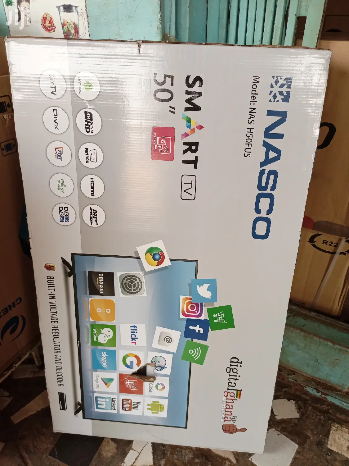 Nasco 50" Smart Satellite Digital Led Tv