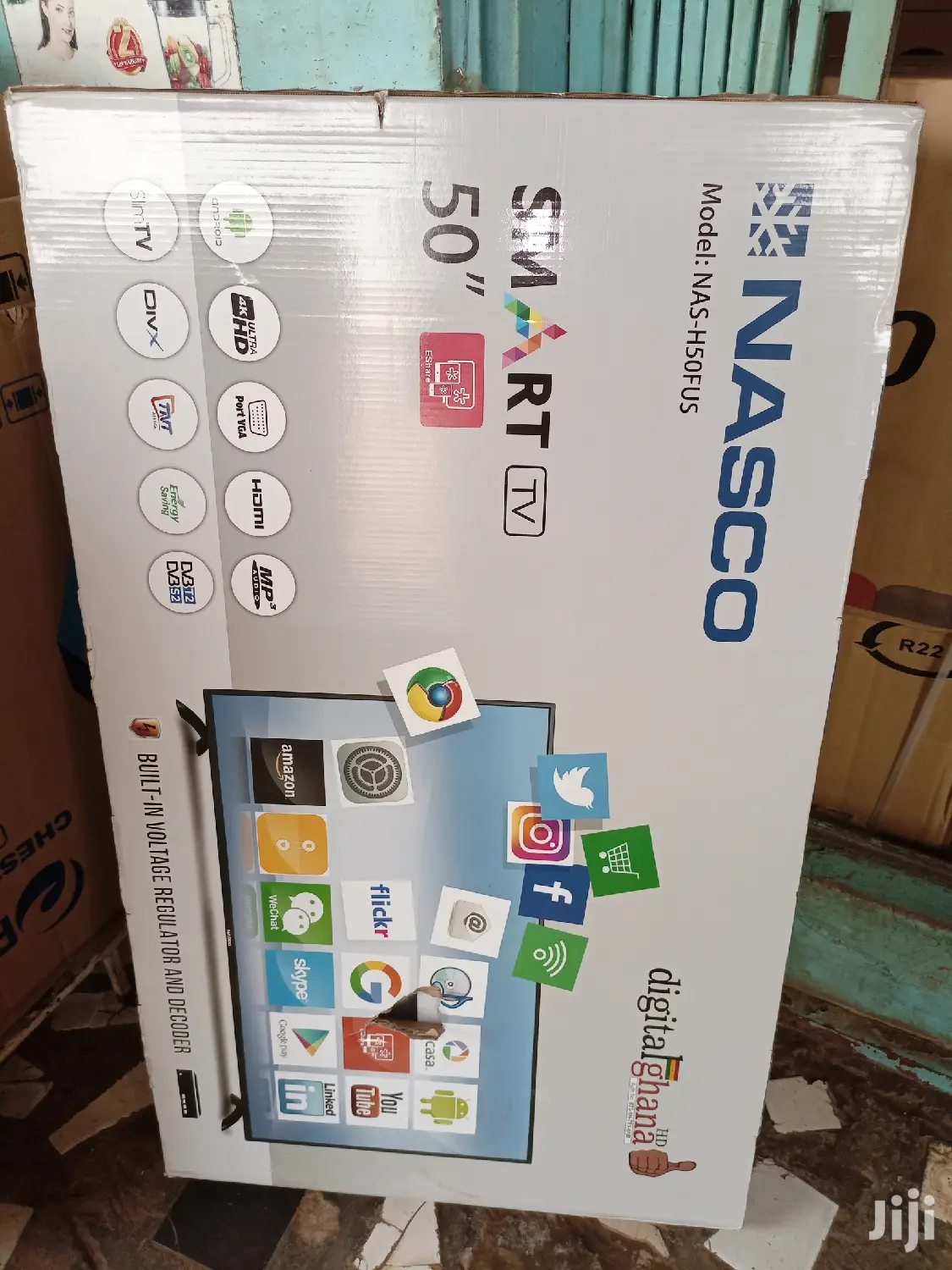 Nasco 50" Smart Satellite Digital Led Tv
