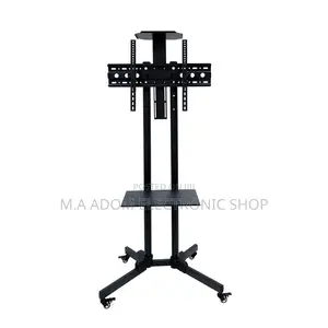 V-Star Rolling Mobile TV Cart Trolley Floor Stand for 32-65"