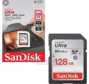Sandisk 128gb SDHC Memory Cards