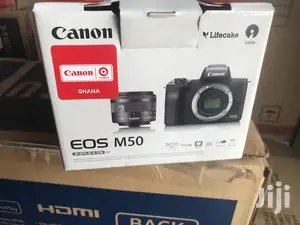 Canon EOS M50 Mirrorless Digital Camera With 15-45mm Lens