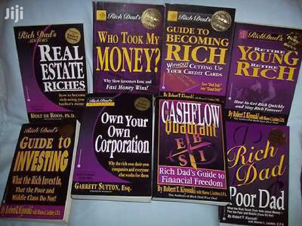 Rich Dad Poor Dad Books on Business Life and Investing