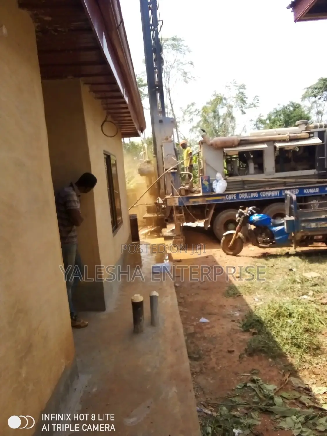 Super Quality Borehole With An Electric Pump