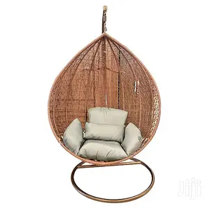 Swing Chair Egg Shaped Brown
