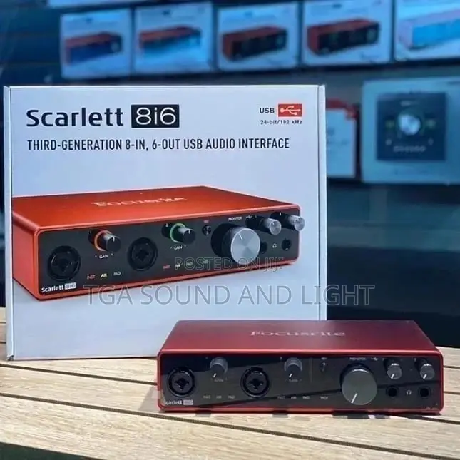 Focusrite Scarlett 8i6 3rd Gen USB Audio Interface