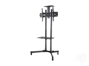 ,Rolling TV Cart TV Trolley Floor Stand