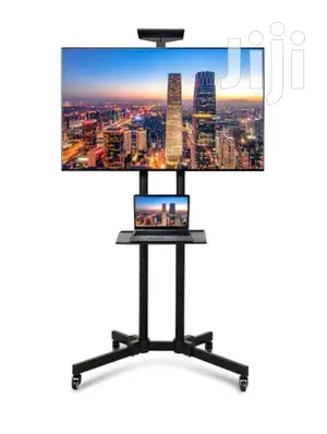 Mobile TV Stand With Mount Rolling TV Cart for 32”–65” TV