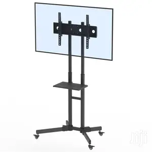 Mobile TV Stand+Mount Rolling TV Cart TV Trolley Stand