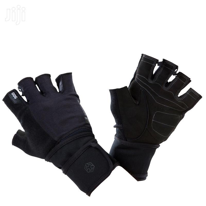 Weight Glove With Double Rip-tab Cuff - Black