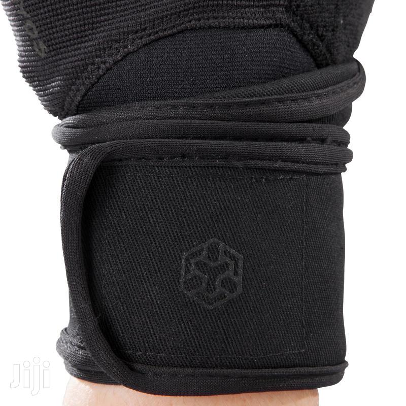 Weight Glove With Double Rip-tab Cuff - Black