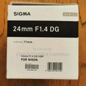 Sigma 24mm F1.4 Dg Hsm Art Lens for Nikon