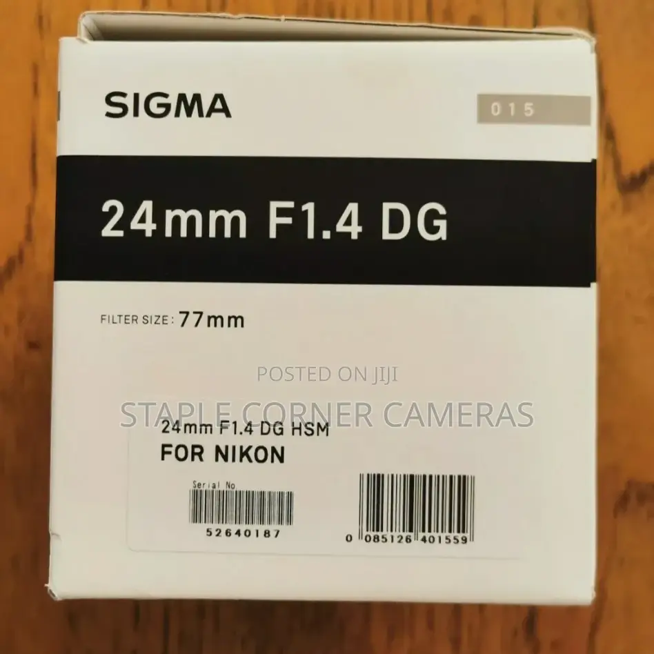 Sigma 24mm F1.4 Dg Hsm Art Lens for Nikon