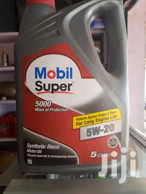 5w20 and 5w30 Mobil Synthetic Blend Engine Oil