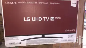 Lg 43inch Uhd Smart and Satellite With Magic Remote