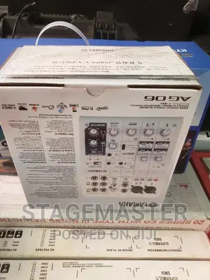 Yamaha Mixer 6 Channel With Sound Card.