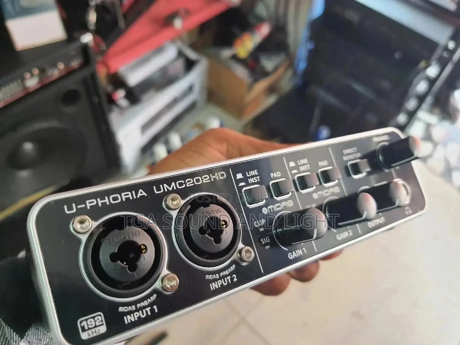 Behringer U-Phoria Umc202hd Audio Interface