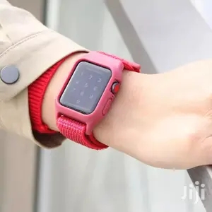 2in1 Nylon Strap+ Case 4 Apple Watch Series 1-9(Not a Watch)