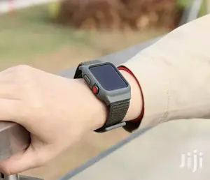 2in1 Nylon Strap+ Case 4 Apple Watch Series 1-9(Not a Watch)