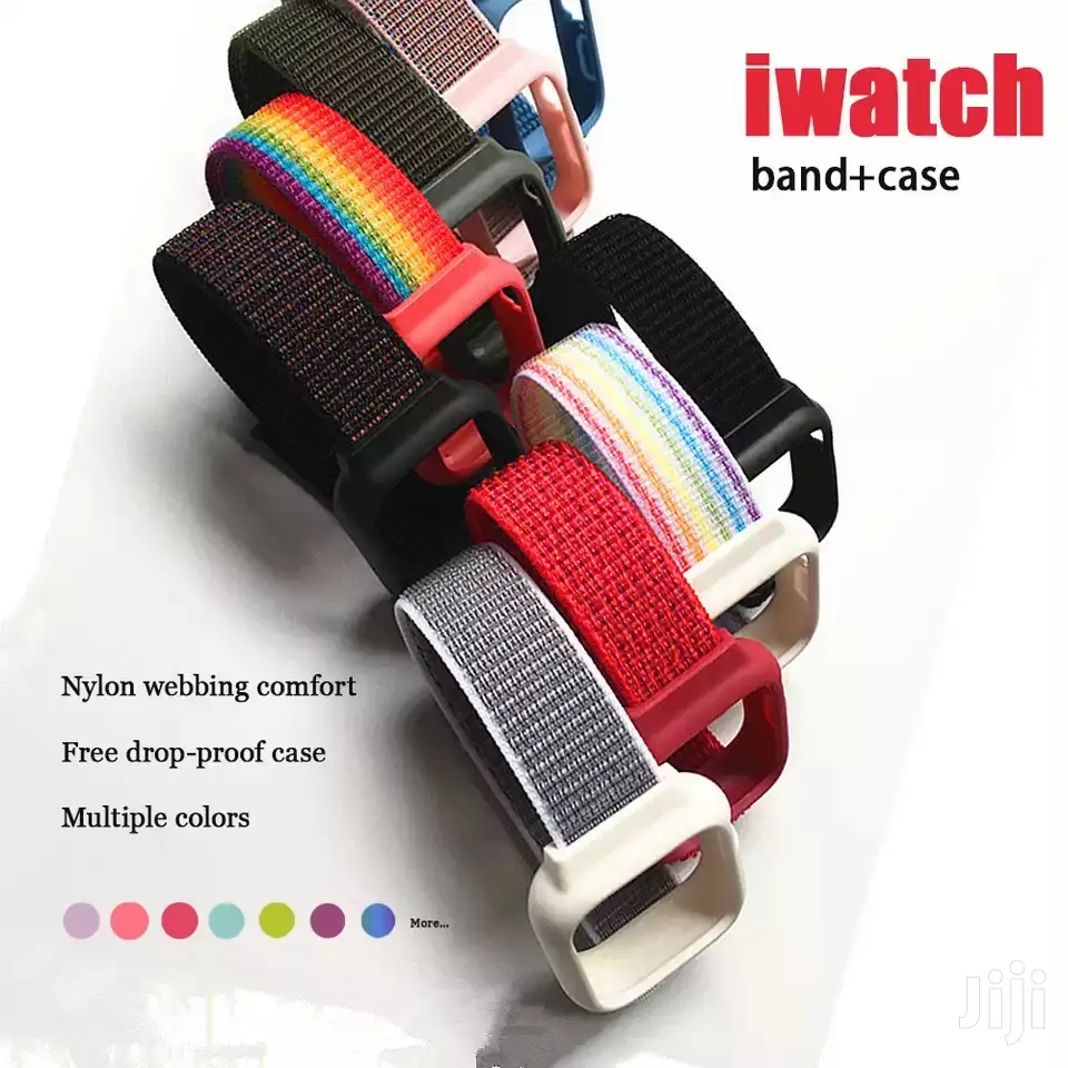 2in1 Nylon Strap+ Case 4 Apple Watch Series 1-9(Not a Watch)
