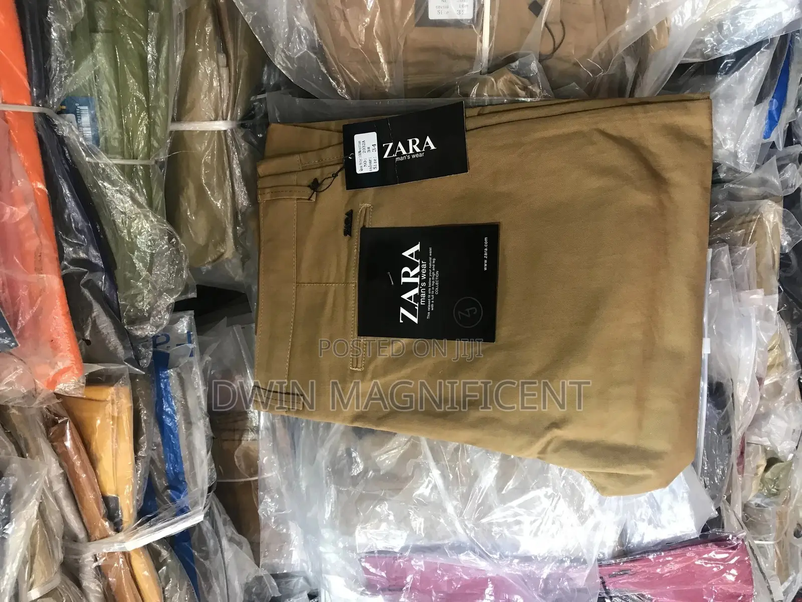 Original Zara Khaki Trousers