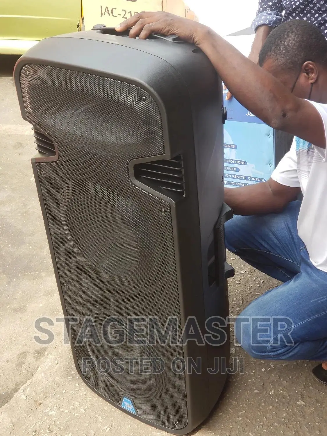 JAC 15 Inches Double Rechargeable Speakers