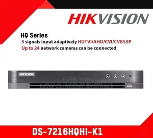 DVR Hikvision 16ch Two Way Audio 5mp Ids-7216hqhi-M1/Xt