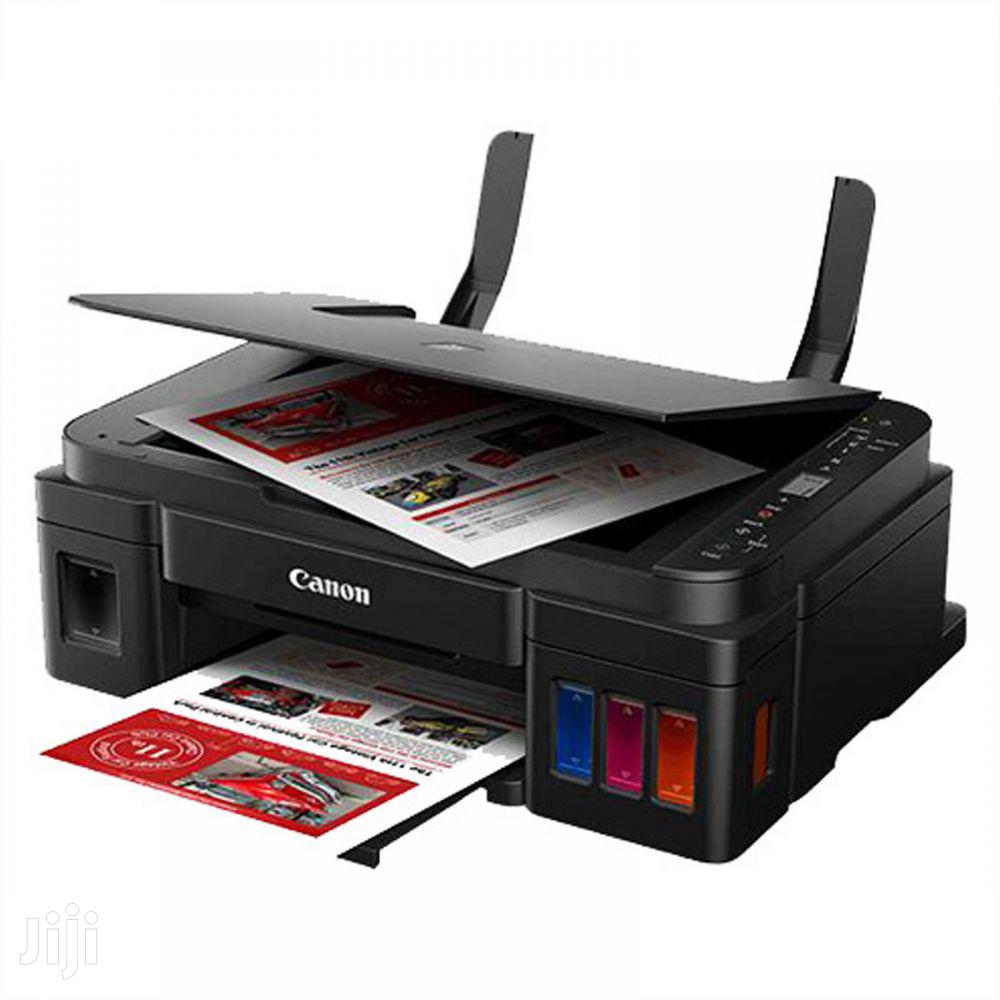 printer with scanner continuous ink