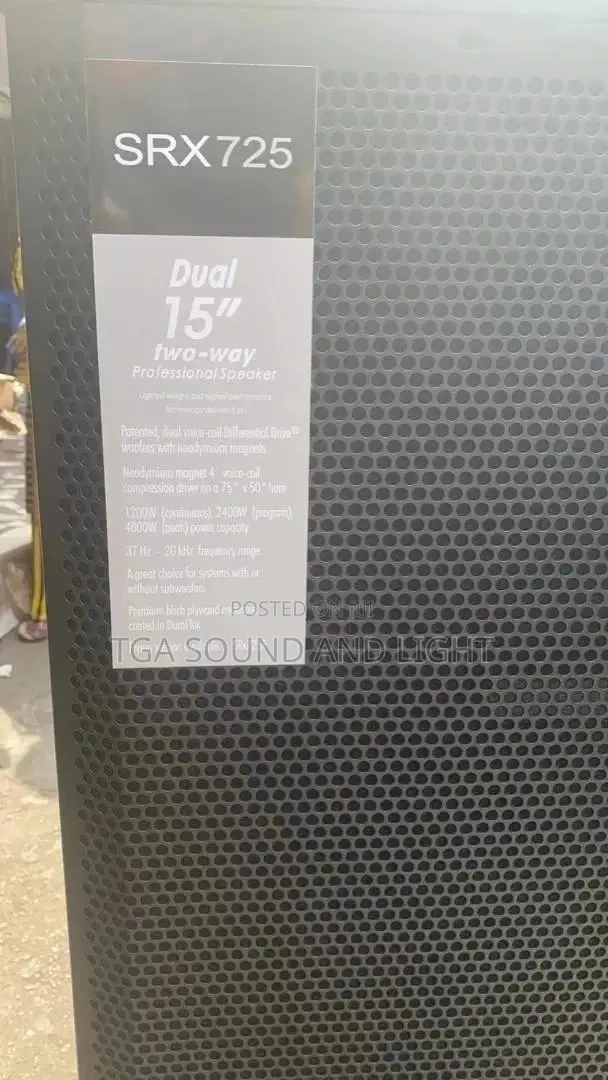Jbl Srx725 2-way Dual 15" Speaker Cabinet