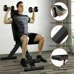 Weight Bench Gym Workout Adjustable