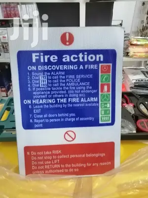 Fire Notice Sign(Reflective)