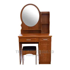 Dresser With Stool Mirror
